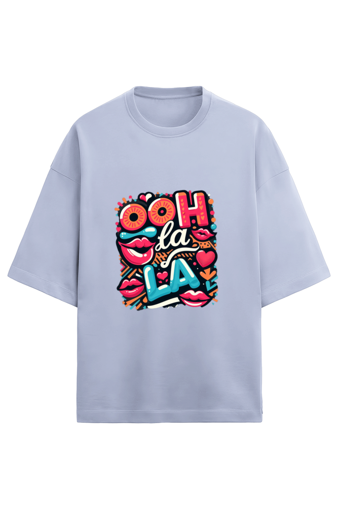 Oohlalafashions Exclusive Printed Oversized T-Shirt for Women