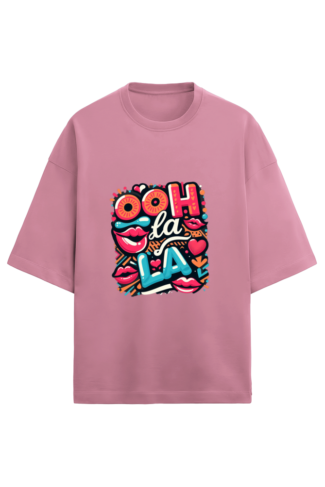 Oohlalafashions Exclusive Printed Oversized T-Shirt for Women
