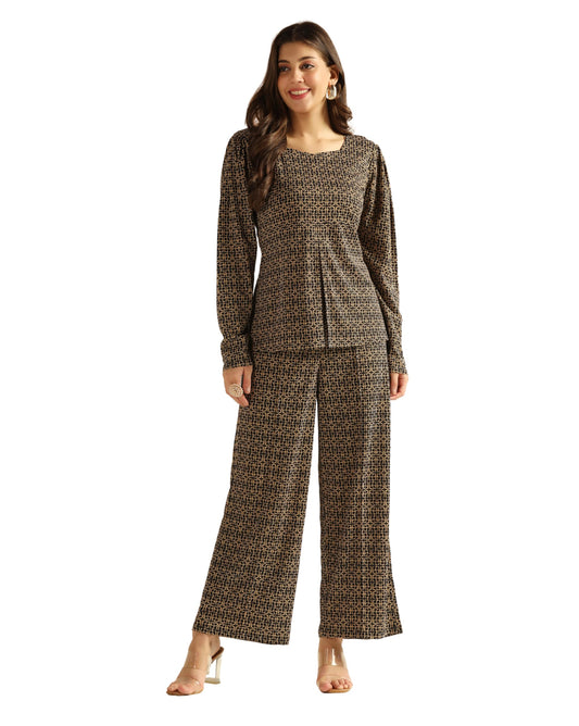 Leriya Fashion Ethnic Co Ord Set | Co-Ord Sets for Women |  Pyjamas Set for Women | Pajama Set | Women Two-Piece Outfits