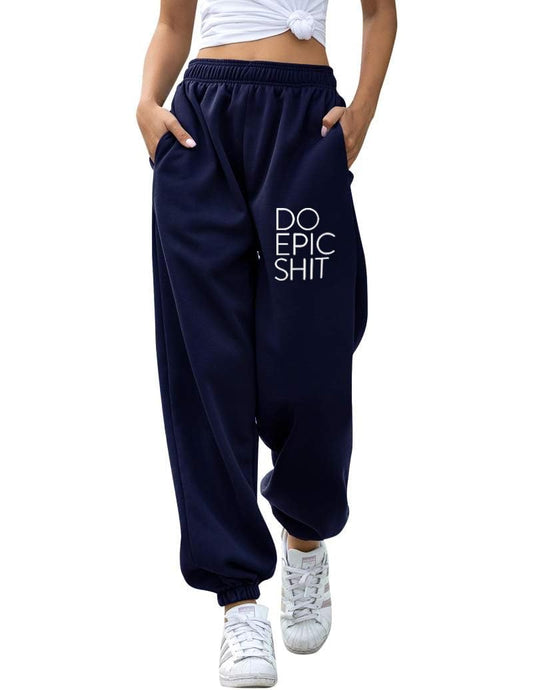 hotfits Women's High Waisted Sporty Gym Athletic Fit Sweatpants Joggers with Pockets | Jogger for Women | track pants women