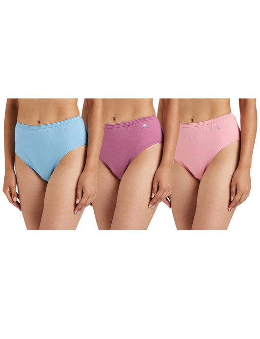Van Heusen Women Antibacterial Cotton Hipster Panty - Pack of 3 | Underwear for Women