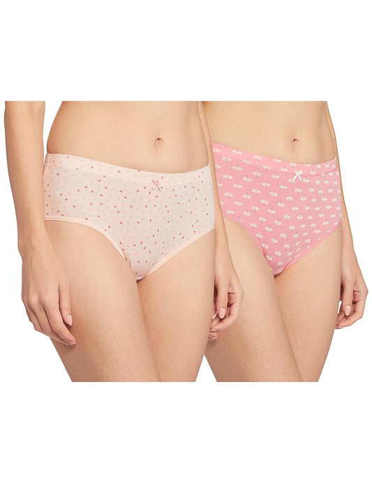 Van Heusen Women Hipster Panty - Cotton Spandex - Pack of 2 | Underwear for Women